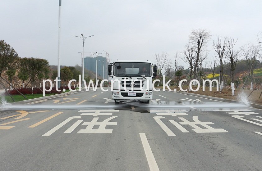 plant watering truck at work 1